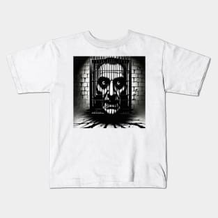 Borders of horror and a prisoner of fear Kids T-Shirt